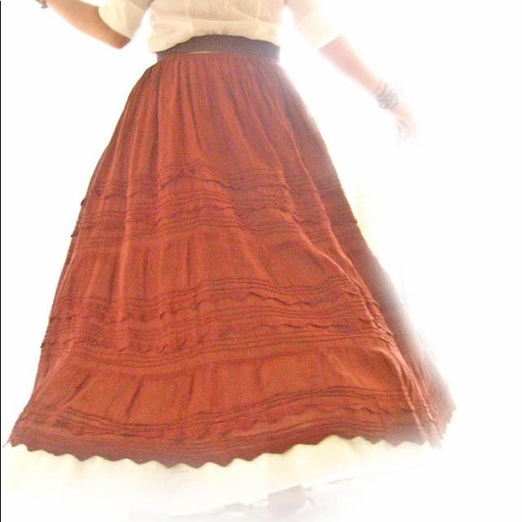 MEXICANA Skirts Authentic Traditional Mexican Skirt Dress Poshmark